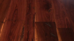 reclaimed walnut with oil finish from Rousseau Reclaimed Lumber & Flooring in South Portland, Maine
